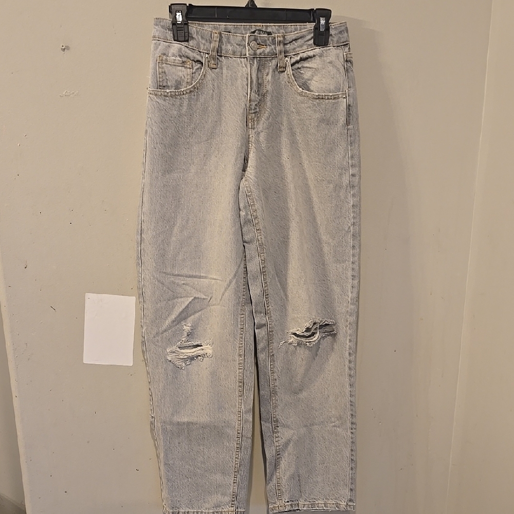 Wild Fable Light Gray 90s Relaxed Straight Leg Jeans Size 0 NWOT